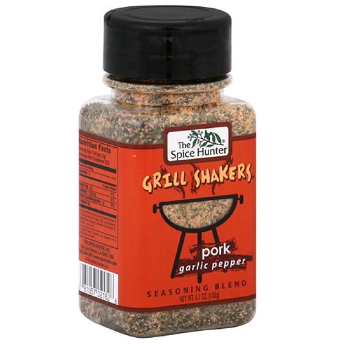 The Spice Hunter Grill Shakers Pork Garlic Pepper Seasoning Blend, 4.7