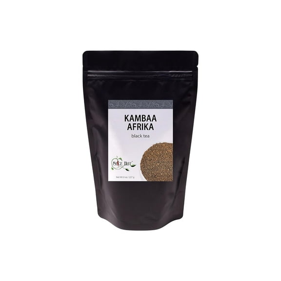The Spice Hut - Kambaa Kenya African Black Tea, with Caffeine - Single Origin Estate Tea, Makes 80-100 CUPS - 8oz Resealable Airtight Pouch