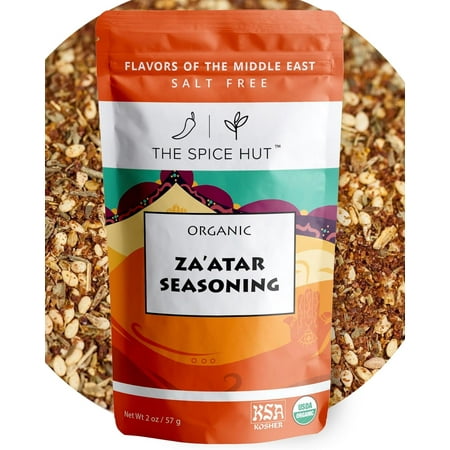 The Spice Hut - Za'atar Seasoning, Salt-Free Zaatar Middle Eastern Spice Blend, 2oz