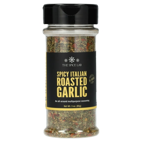 The Spice Lab All-Around Multipurpose Seasoning, Spicy Italian Roasted Garlic, 3 oz (85 g)