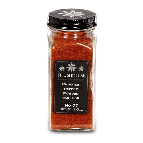 The Spice Lab Chipotle Chile Powder, French Jar - All Natural Kosher Gluten Free - 5077