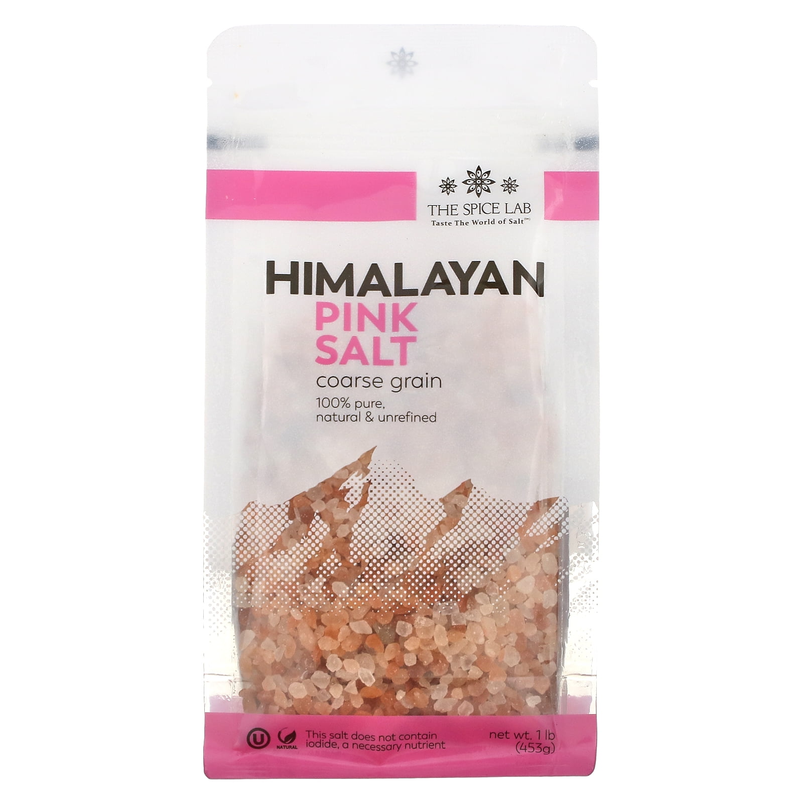 The Spice Lab Coarse Himalayan Pink Salt & Premium Black Pepper Set –