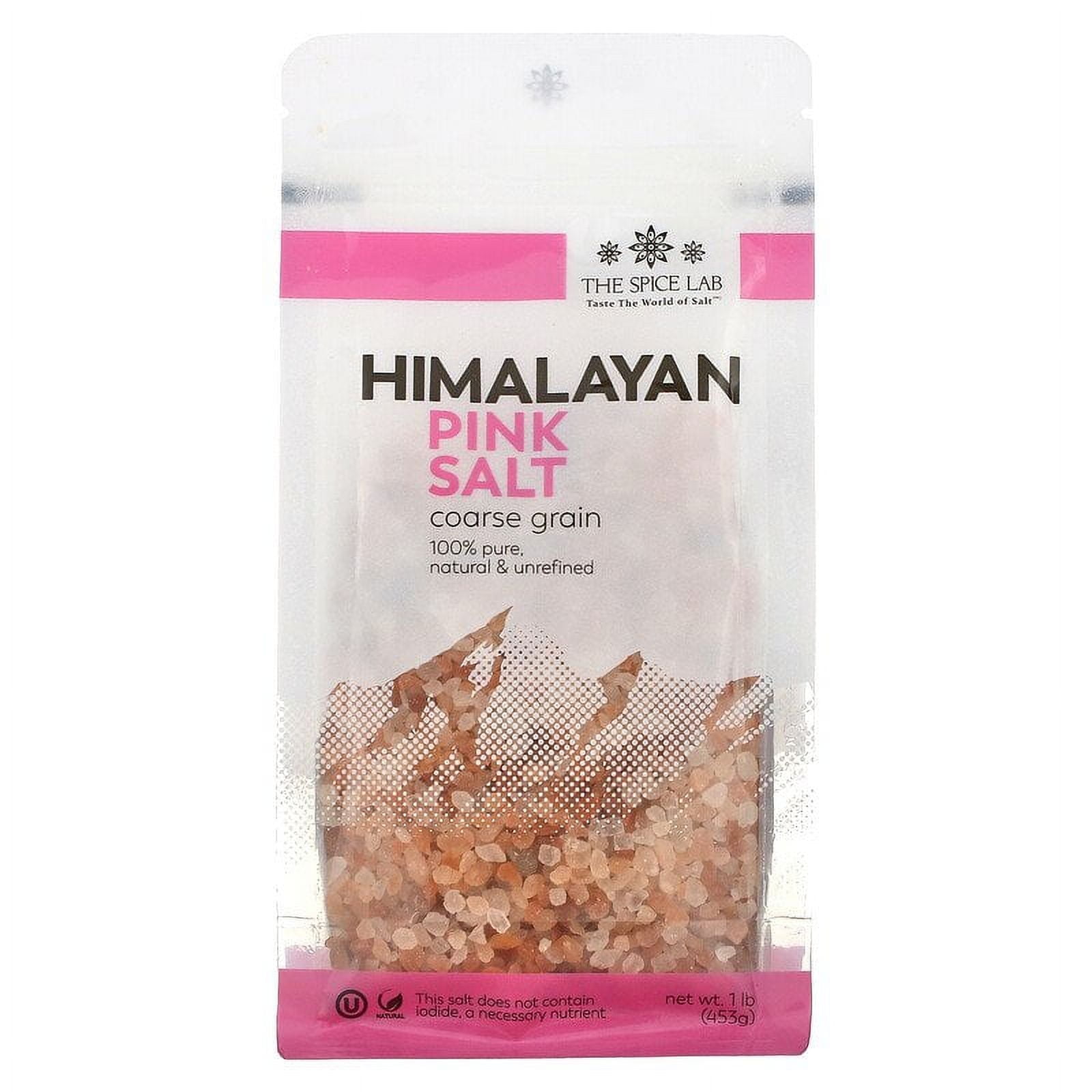 The Spice Lab Himalayan Pink Salt, Coarse Grain, 2 Count