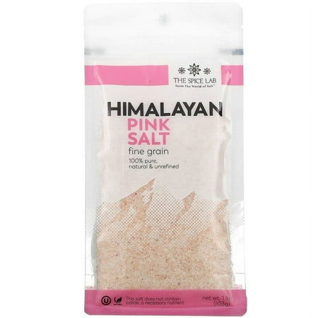 The Spice Lab, Himalayan Pink Salt, Fine Grain, 1 lb
