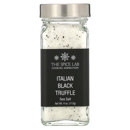 The Spice Lab, Italian Black Truffle Sea Salt, 4 oz