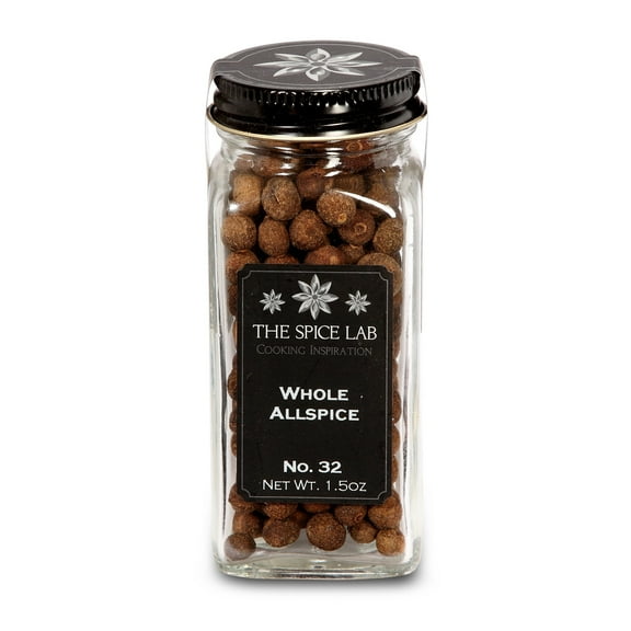 The Spice Lab No. 32 - Whole Allspice - Pimento Berry - Gluten-Free Non-GMO All Natural Spice - French Jar