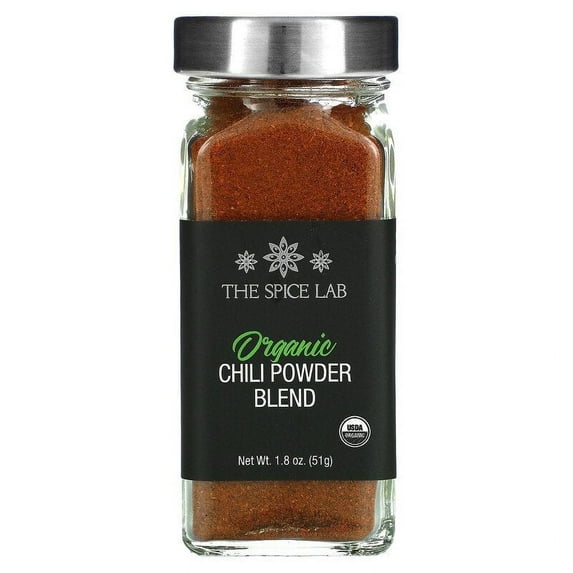 The Spice Lab, Organic Chili Powder Blend, 1.8 oz Pack of 3