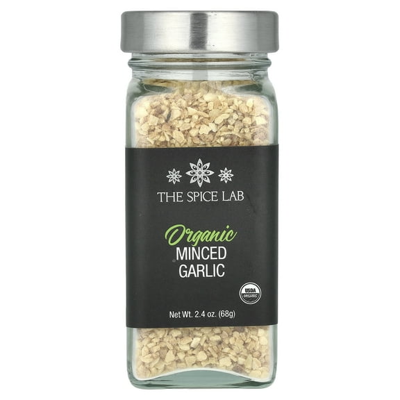 The Spice Lab Organic Minced Garlic, 2.4 oz (68 g)