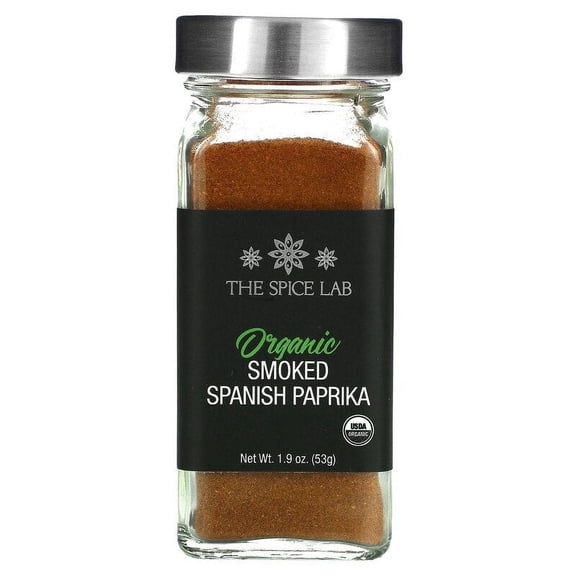 The Spice Lab, Organic Smoked Spanish Paprika, 1.9 oz Pack of 2