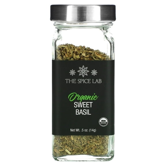 The Spice Lab, Organic Sweet Basil, 0.5 oz