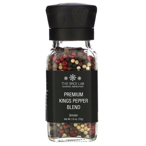 The Spice Lab, Premium Kings Pepper Blend, Grinder, 2.6 oz Pack of 4
