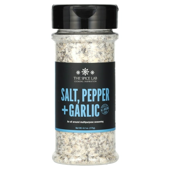 The Spice Lab Salt, Pepper + Garlic, 6.2 oz (175 g)