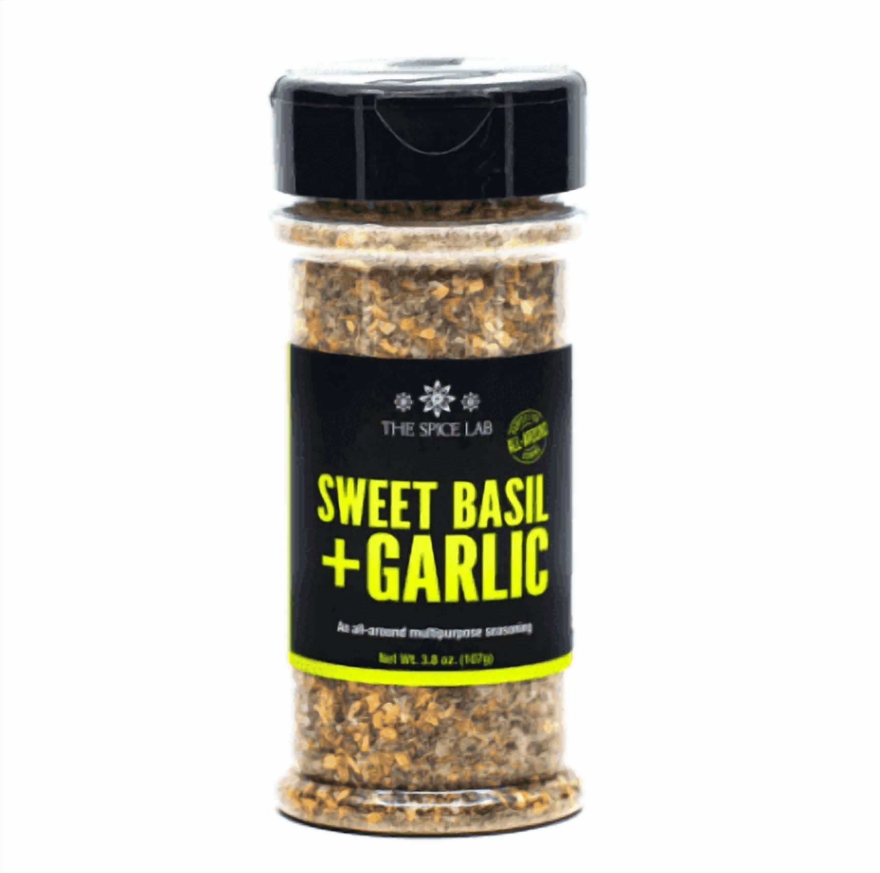 The Spice Lab, Sweet Basil + Garlic, 3.8 oz Pack of 2