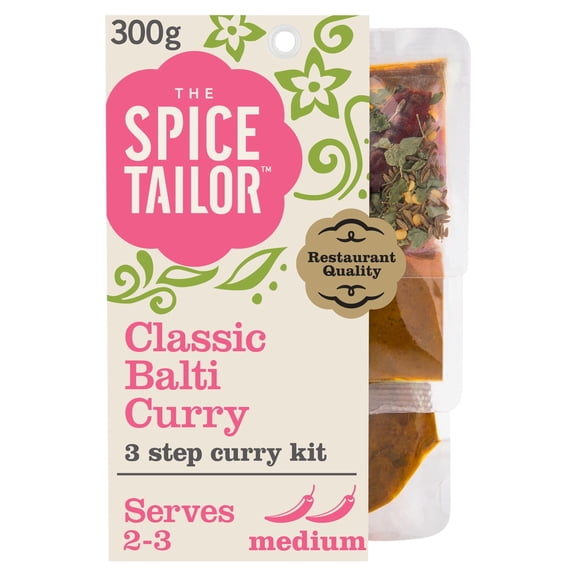 The Spice Tailor Balti Indian Curry Sauce Kit 300g, Imported from Britain
