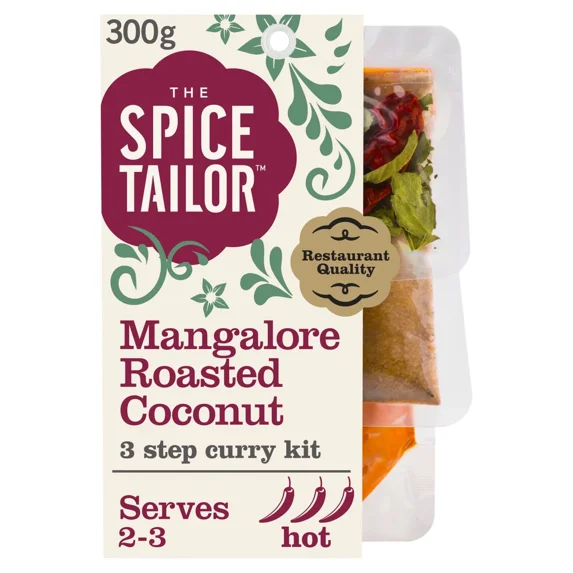 The Spice Tailor Mangalore Roasted Coconut Indian Curry Sauce Kit