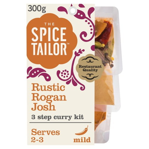 The Spice Tailor Rogan Josh Indian Curry Sauce Kit 300g, British Import (Pack of 2)