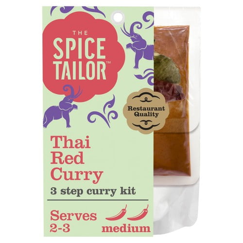 The Spice Tailor Thai Red Curry Sauce Kit 275g, British Import (Pack of 2)