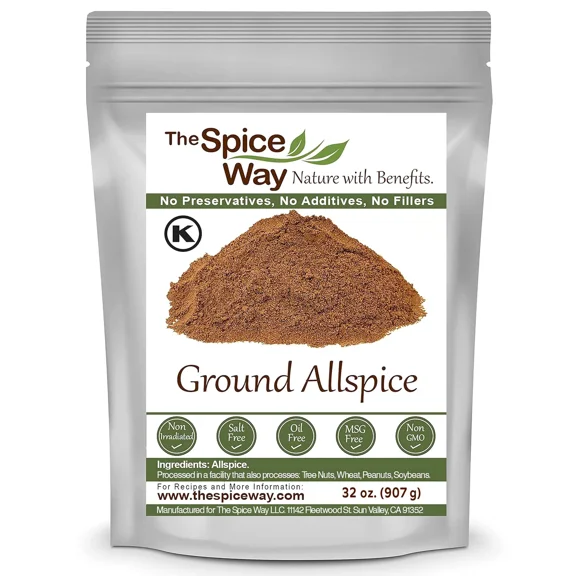 The Spice Way Allspice Ground - European, Asian and American cuisine Spice Blend All Natural 32 oz.