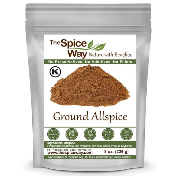 The Spice Way Ground Allspice - European, Asian and American Cuisine Spice Blend - 8 oz.