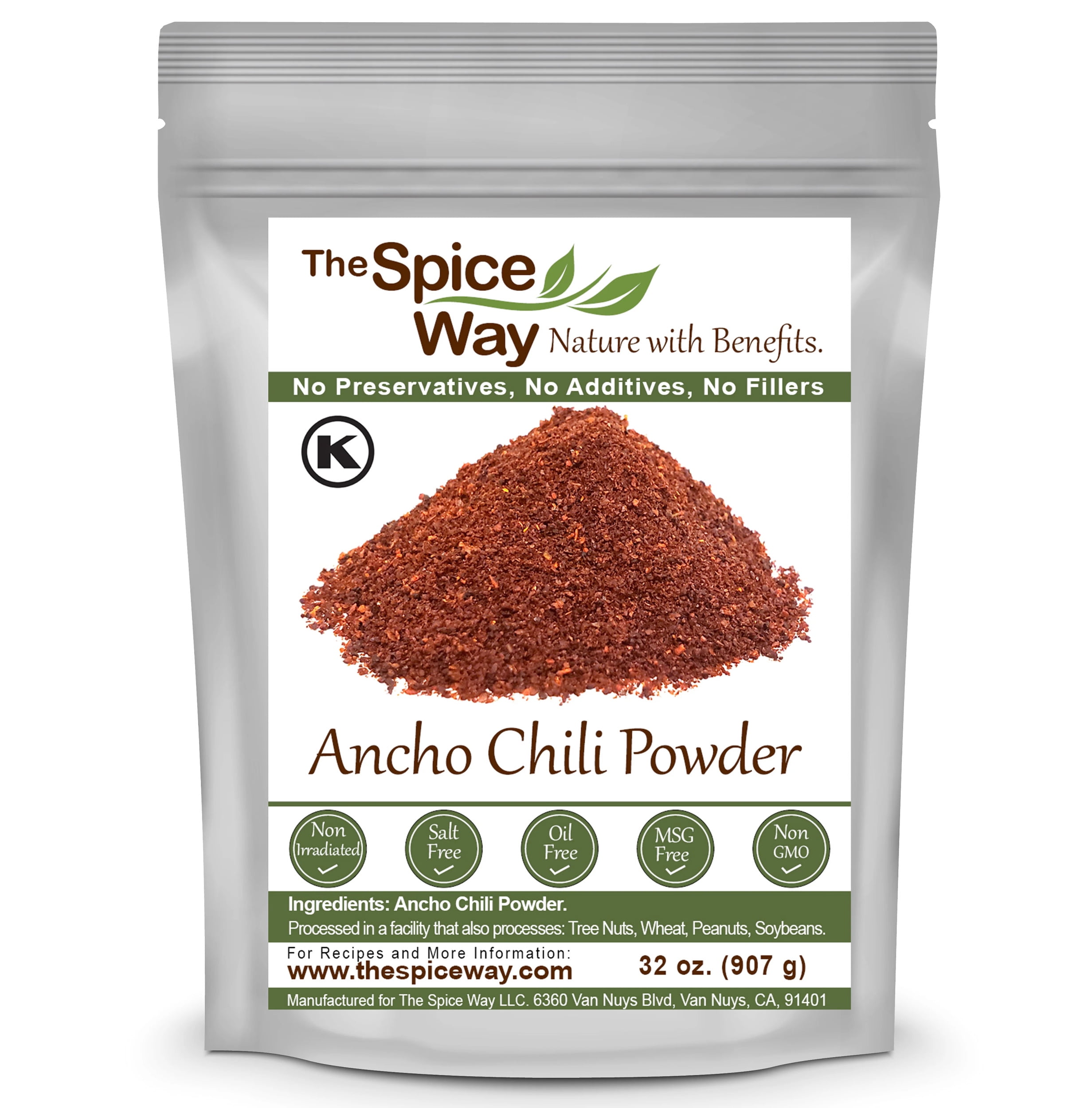 The Spice Way Ancho ChiliPowder Mexican cuisine All Natural