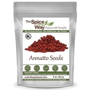 The Spice Way Annatto Seeds Whole - Latin American & Caribbean Cuisine, All Natural - 8 oz