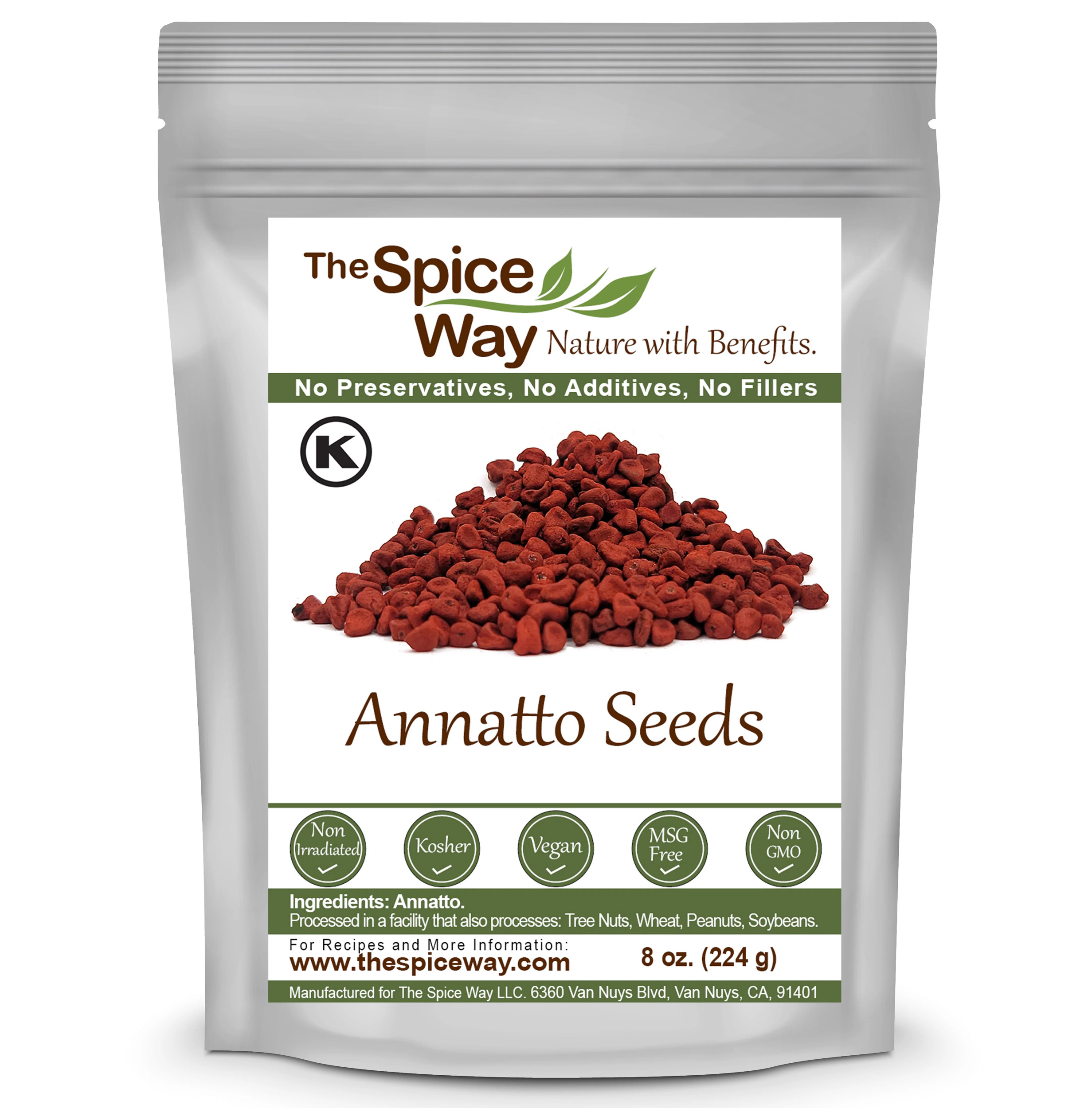 Whole Annatto Seeds By Unpretentious Baker, 1 Gallon, Seasoning...