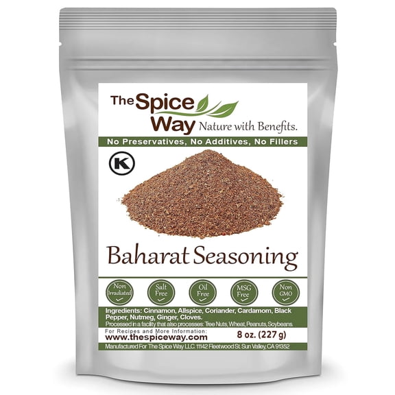 The Spice Way Baharat Seasoning - All Natural Spice Blend, Mediterranean Cuisine - 8 oz.