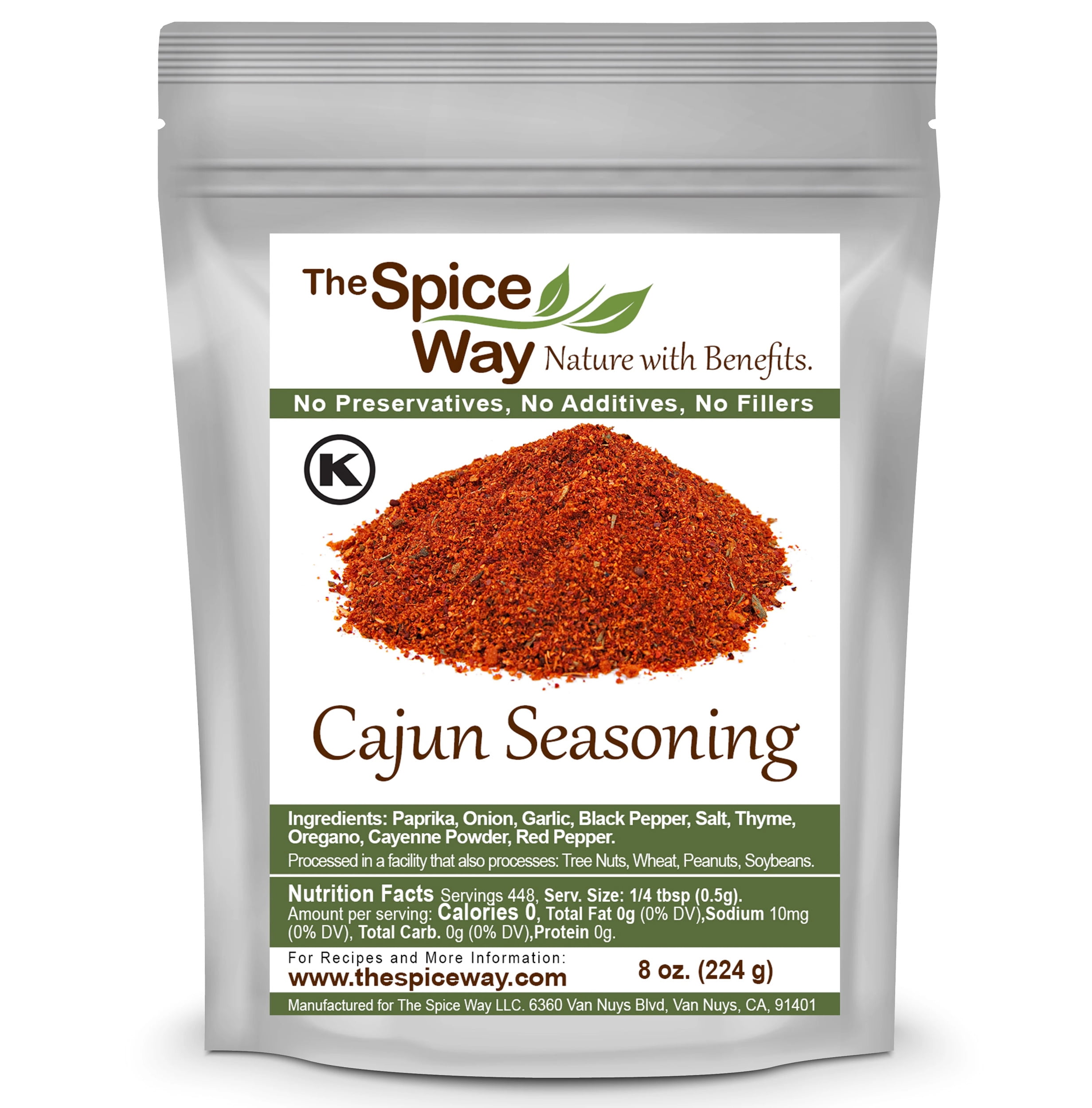 Cajun Spice Seasoning - The Vegan 8