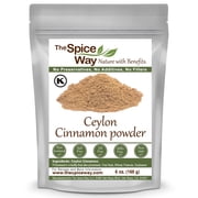 The Spice Way True Cinnamon Ceylon Powder, Gluten Free, Ground Ceylon Cinnamon - 6 Oz - rated 4.8 stars from 75 reviews