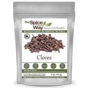 The Spice Way Cloves Whole - Middle Eastern Asian and American Cuisine Spice Blend, All Natural - 4 oz