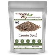 The Spice Way Cumin Seeds - Middle Eastern and Asian - All Natural - Resealable Pouch - 8 oz.