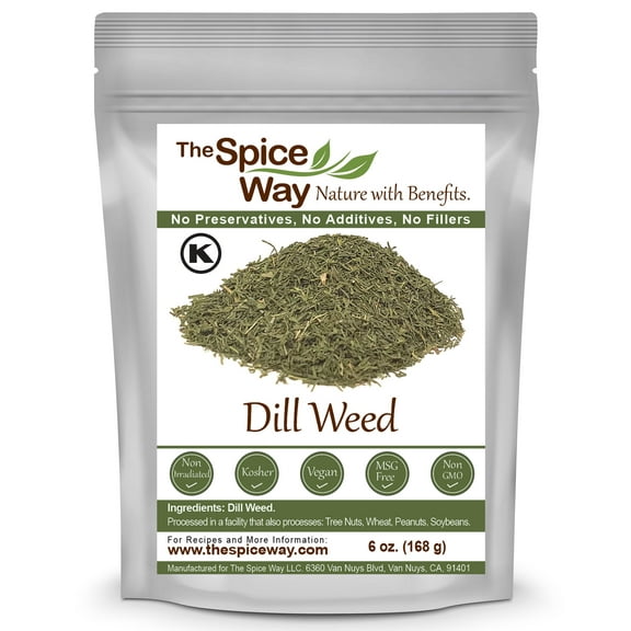 The Spice Way Dill Weeds -European, Middle Eastern and American Cuisine Spice BlendAll Natural6oz