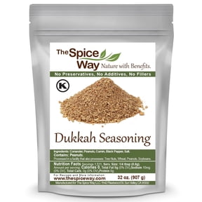 The Spice Way Dukkah - Traditional Egyptian Spice Blend - 32 oz