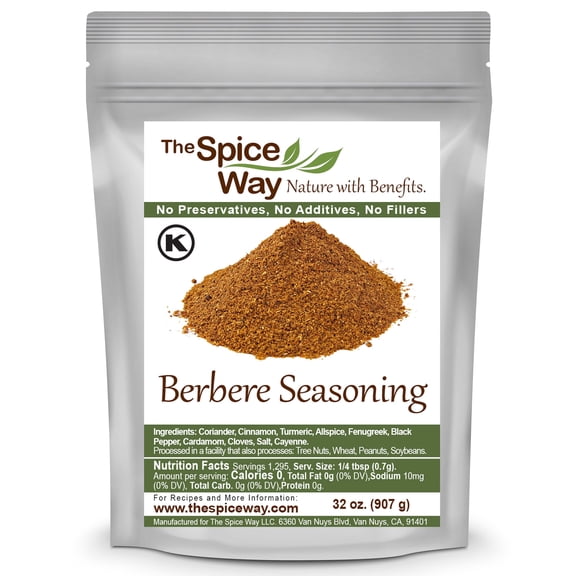 The Spice Way Ethiopian Berbere - A Hot Spicy Berbere Blend All Natural - 2 lb. (32 oz.)