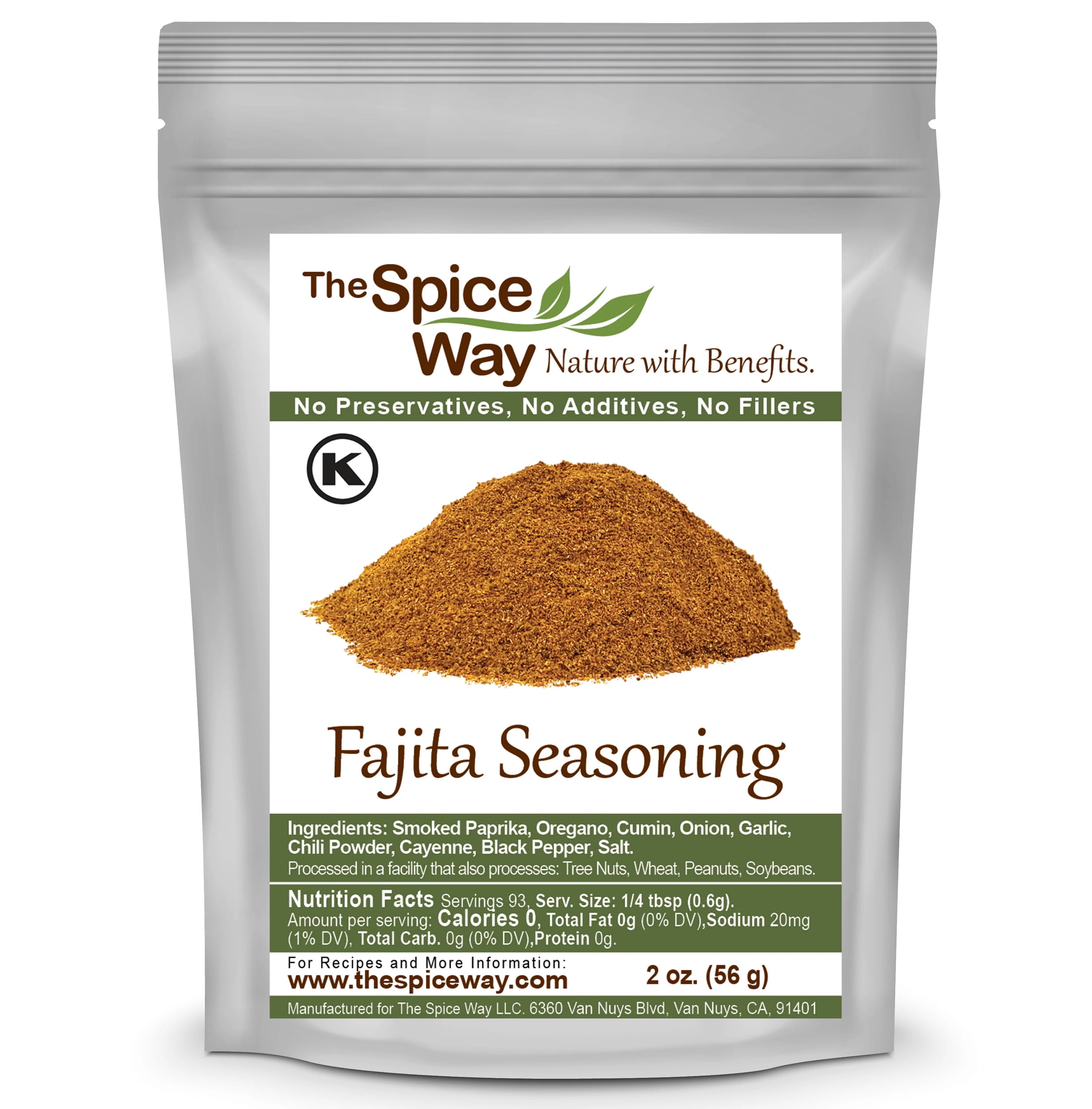 The Spice Way Fajita Seasoning Traditional Mexican Spice Blend All