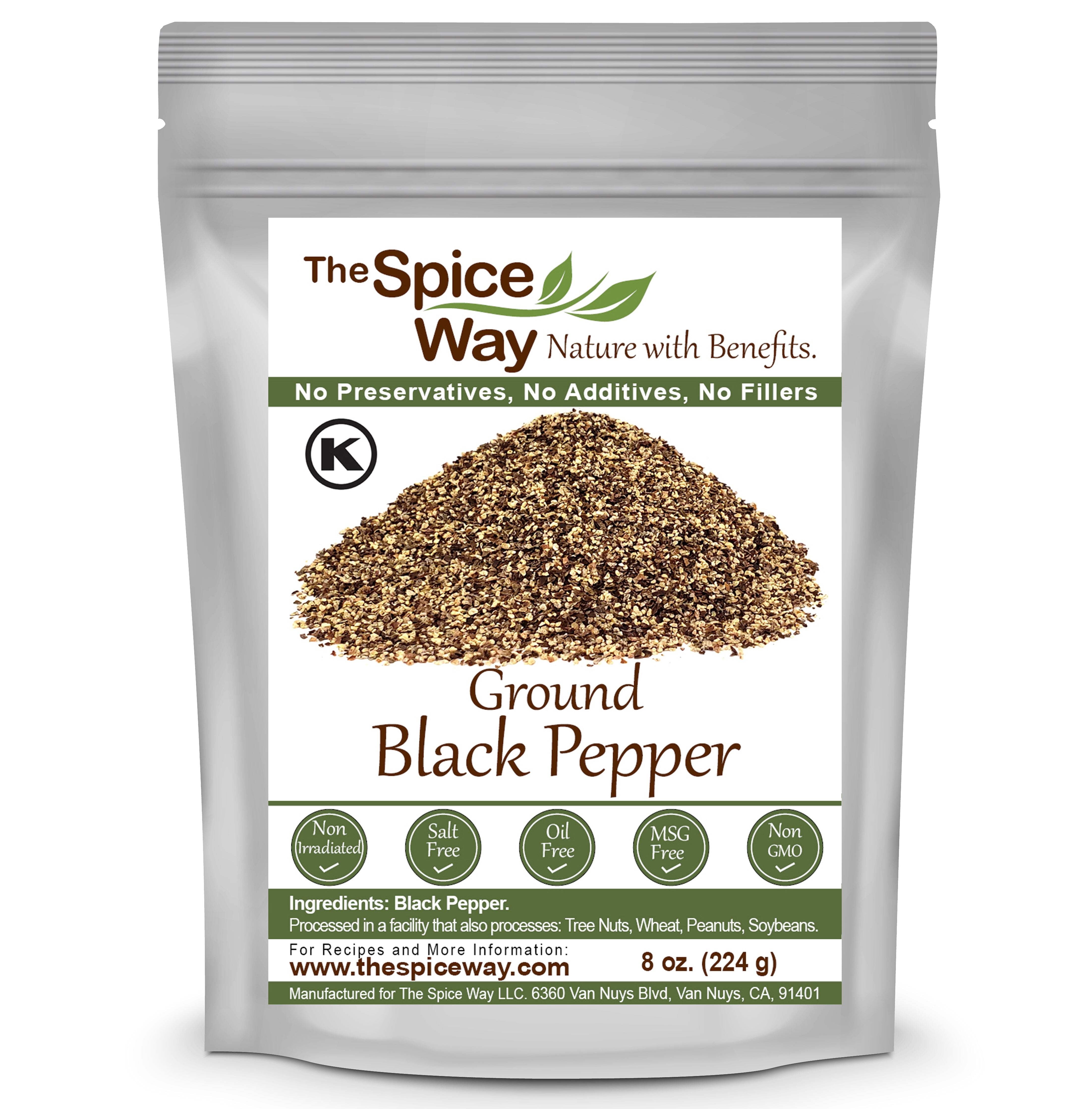The Spice Way Ground Black Pepper - European, Middle Eastern, Asian ...