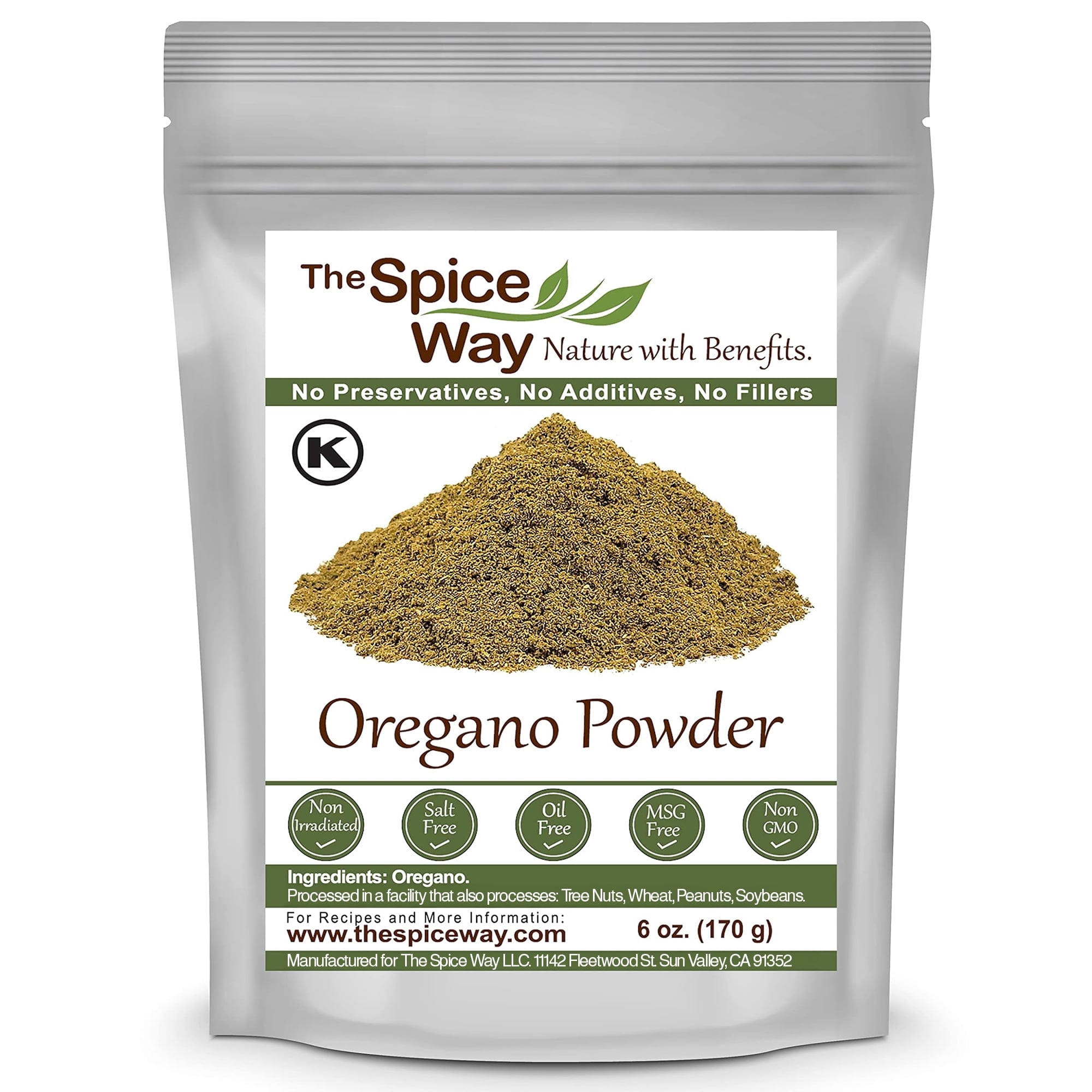 Way Groundf The Spice Way Ground Oregano Powder, 6 oz, All Natural - Walmart.com