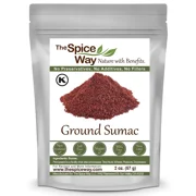 The Spice Way Ground Sumac - Middle Eastern and Turkish Cuisine Spice Blend, All Natural, Resealable Pouch - 2 oz.