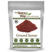 The Spice Way Ground Sumac - Middle Eastern and Turkish Cuisine Spice Blend, All Natural, Resealable Pouch - 2 oz.