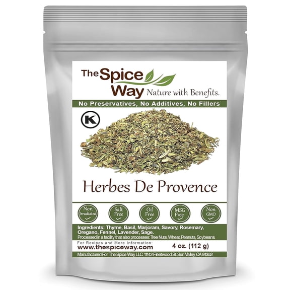 The Spice Way Herbes De Provence - Meat & Poultry Spice Blend, French & Mediterranean Spice Mix - 4 oz.