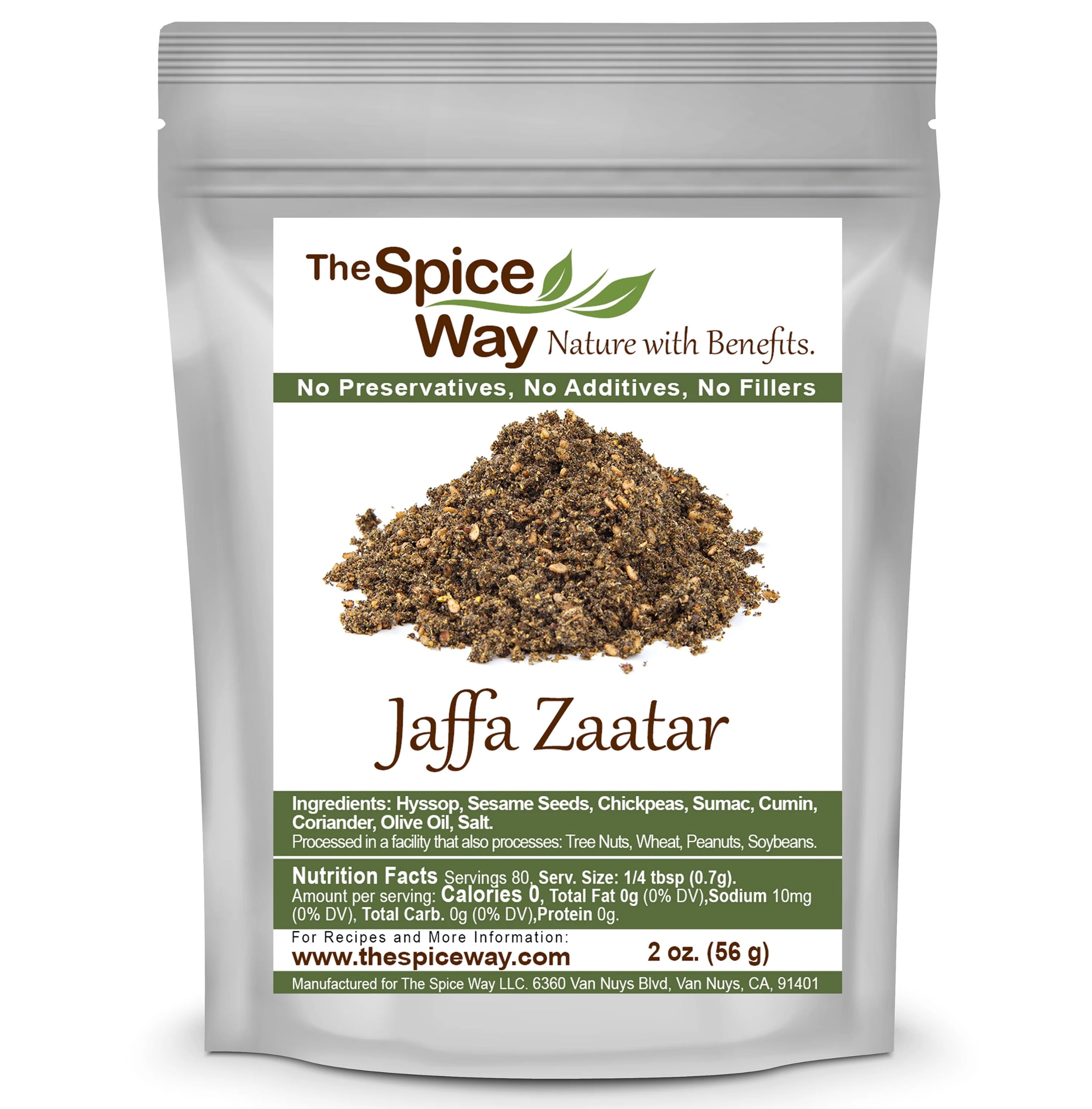 The Spice Way Jaffa Zaatar Traditional Middle Eastern & Lebanese