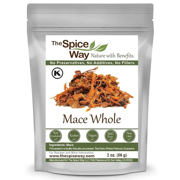 The Spice Way Mace Whole (Javitri) - Indian, Middle Eastern and European Cuisines - 2 oz.