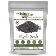The Spice Way Nigella Seeds - Traditional Middle Eastern & Indian Spice– 100% Natural - Resealable Pouch - 2 oz.