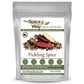 The Spice Way Pickling Spice - Middle Eastern, Asian, and American Cuisine Spice Blend, All Natural Pickles – 4 Oz