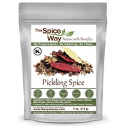 The Spice Way Pickling Spice - Middle Eastern, Asian, and American Cuisine Spice Blend, All Natural Pickles – 4 Oz