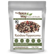The Spice Way Rainbow Peppercorn Blend - European, Middle Eastern, Asian, and American Cuisine Spice Blend - 4 oz.