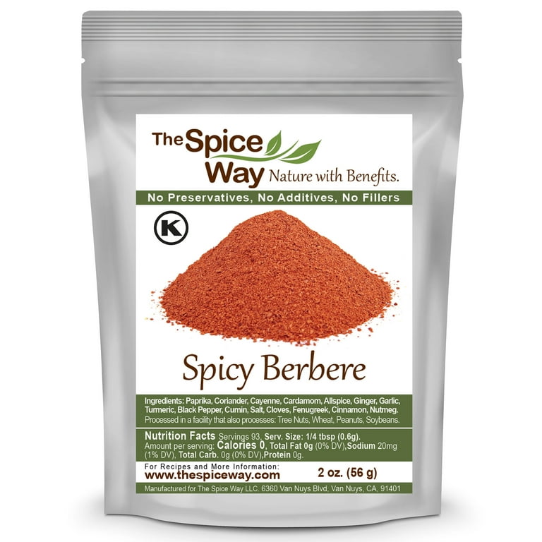 https://i5.walmartimages.com/seo/The-Spice-Way-Spicy-Berbere-A-Hot-Ethiopian-Berbere-Blend-All-Natural-Resealable-Pouch-2-oz_17341aa4-c08a-4cfa-b3cf-1f11a910c549.62c82ba61b8aa7122ddd8089bf451f95.jpeg?odnHeight=768&odnWidth=768&odnBg=FFFFFF
