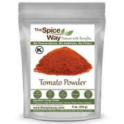 The Spice Way Tomato Powder – Multipurpose Spice – All Natural – Powdered – Resealable Pouch - 8 oz.
