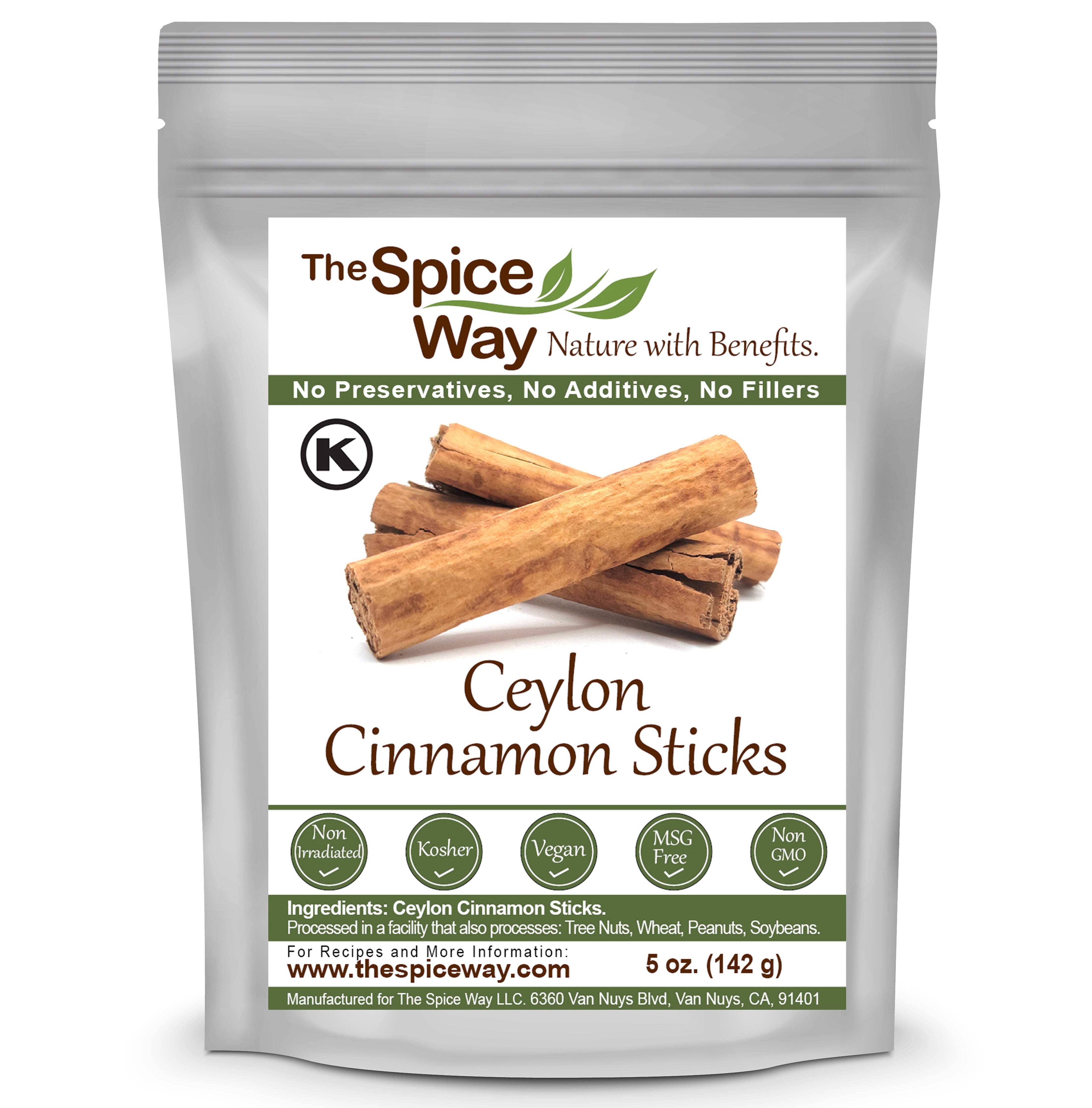 The Spice Way True Cinnamon Ceylon Sticks - 5 oz