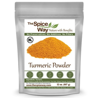 The Spice Way Turmeric Powder - Middle Eastern and Asian Spice Blend – All Natural - Resealable Pouch - 32 Oz.